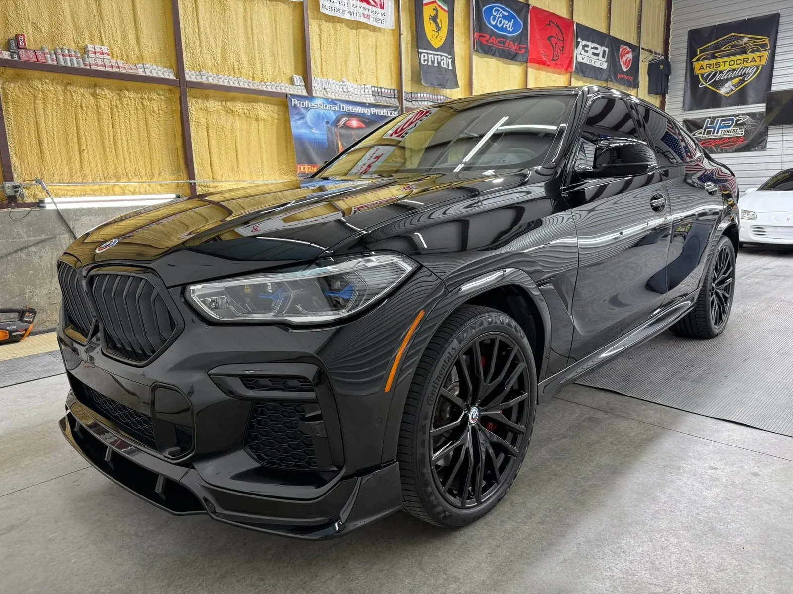 BMW X6 black on black ceramic coated