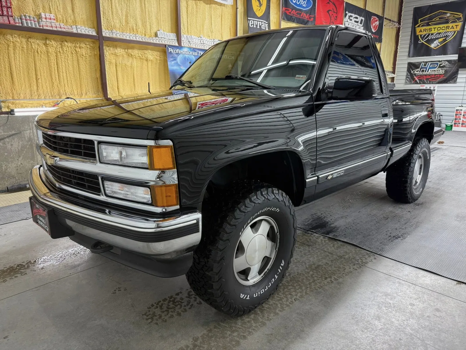Classic Chevrolet single-cab pickup ceramic coated