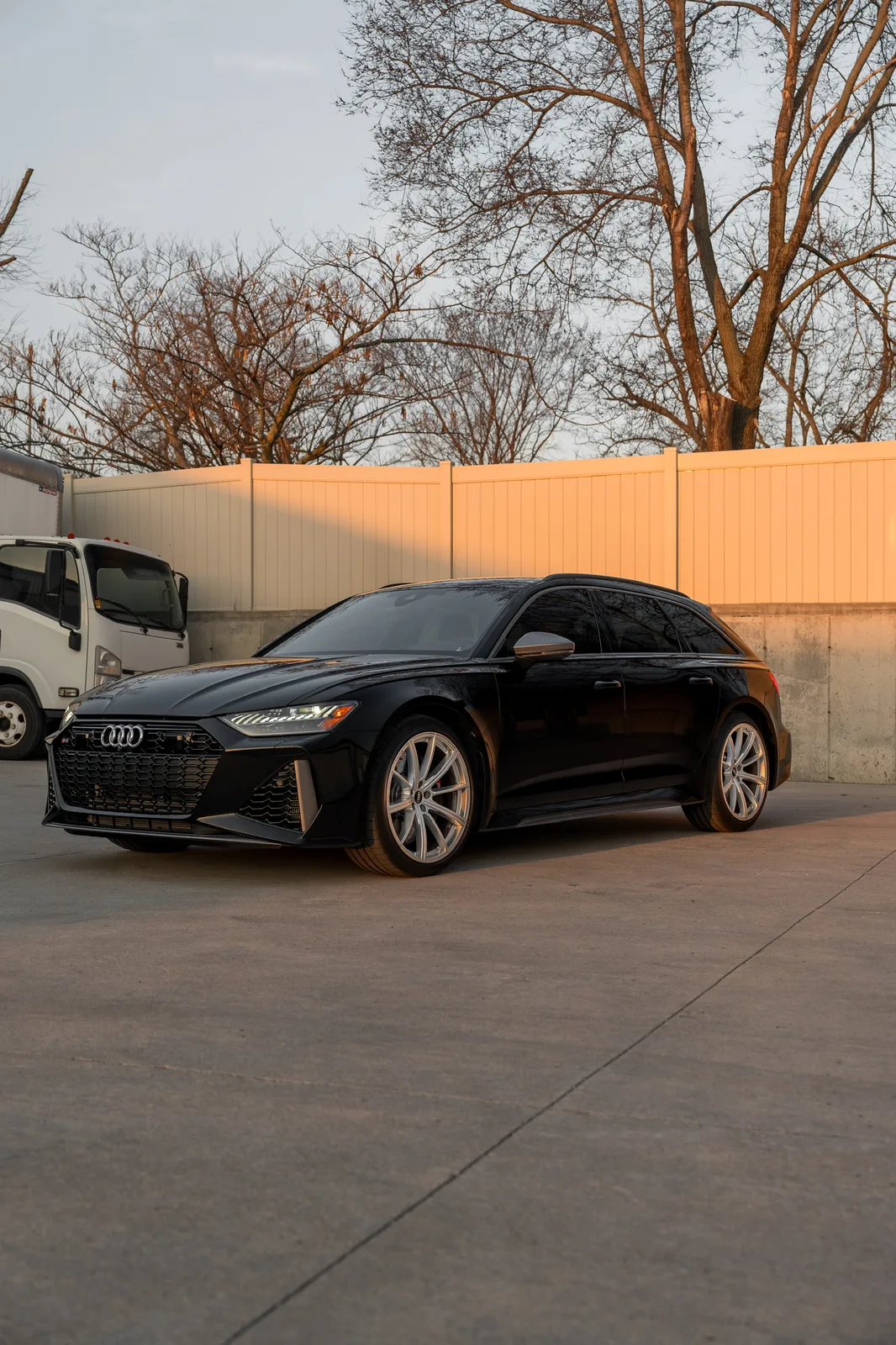 Audi RS6 Avant ceramic coated black on black