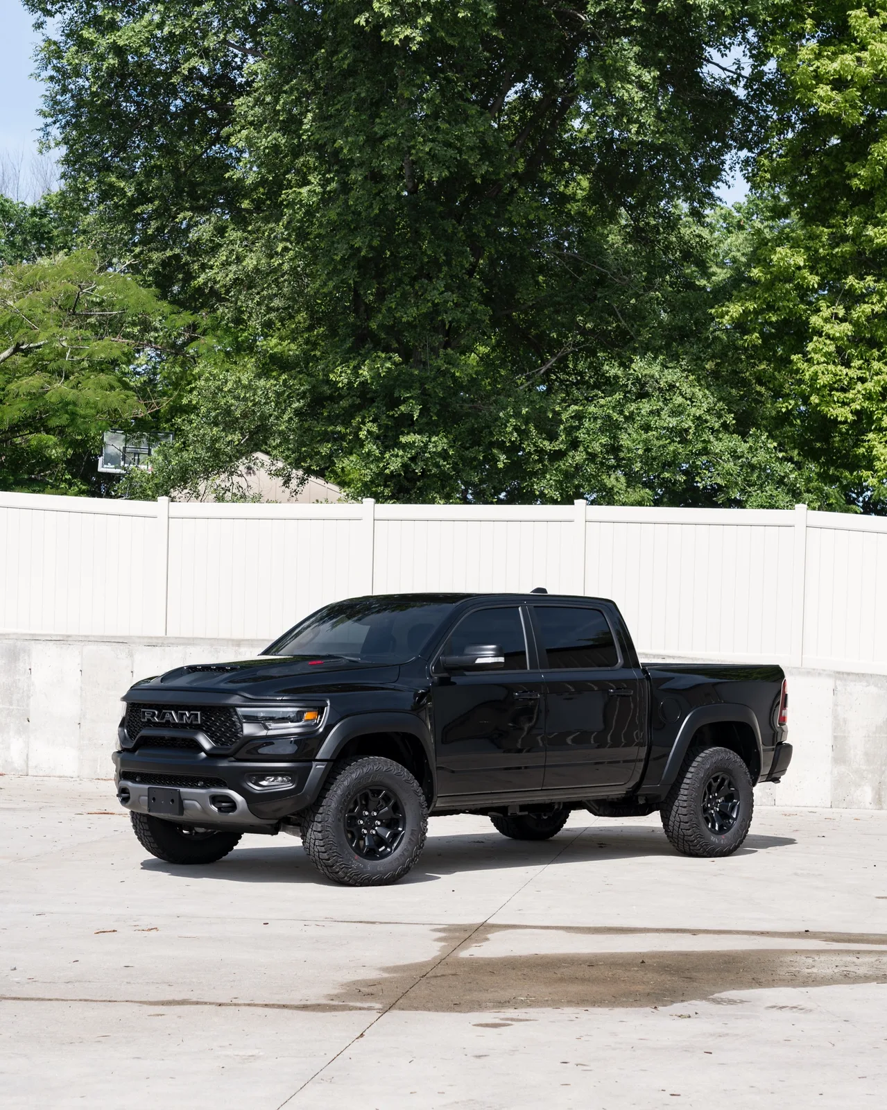 Ram 1500 ceramic coated black on black
