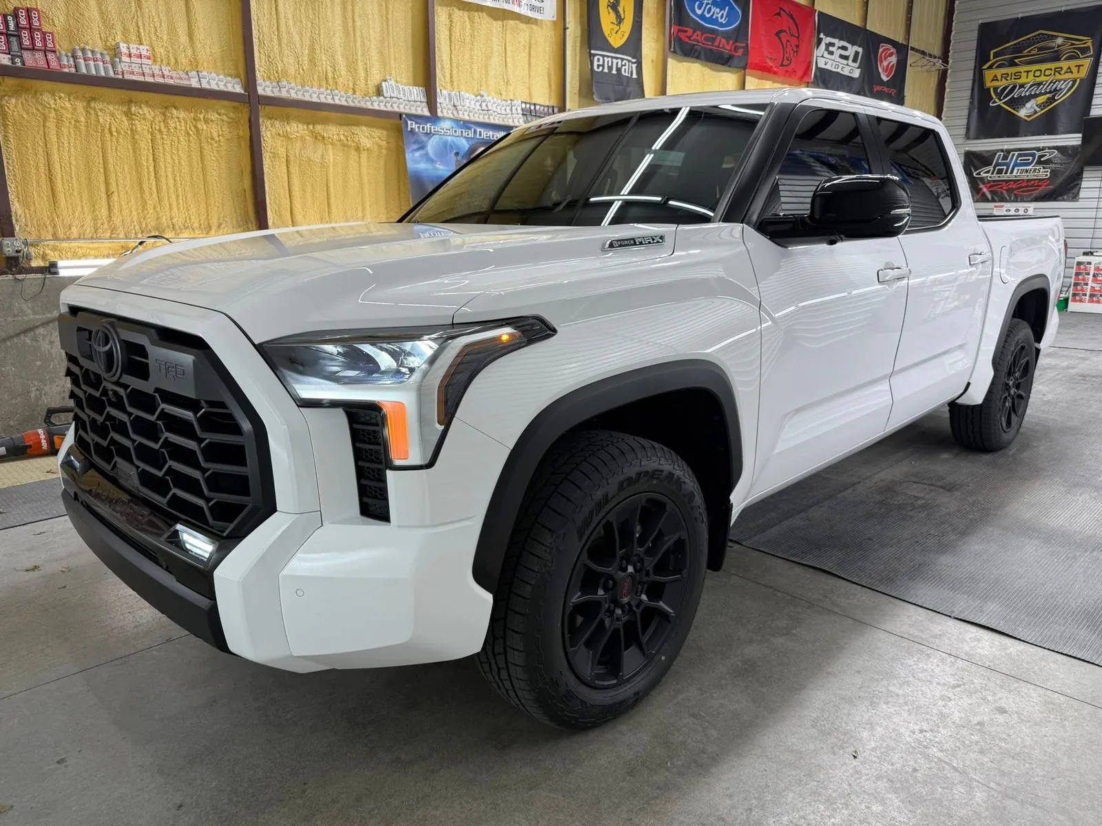 Toyota Tundra TRD Pro ceramic coated white
